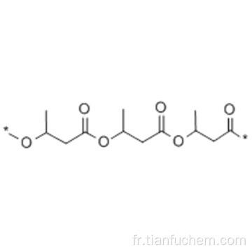 POLY (ACIDE 3-HYDROXYBUTYRIQUE) CAS 26063-00-3